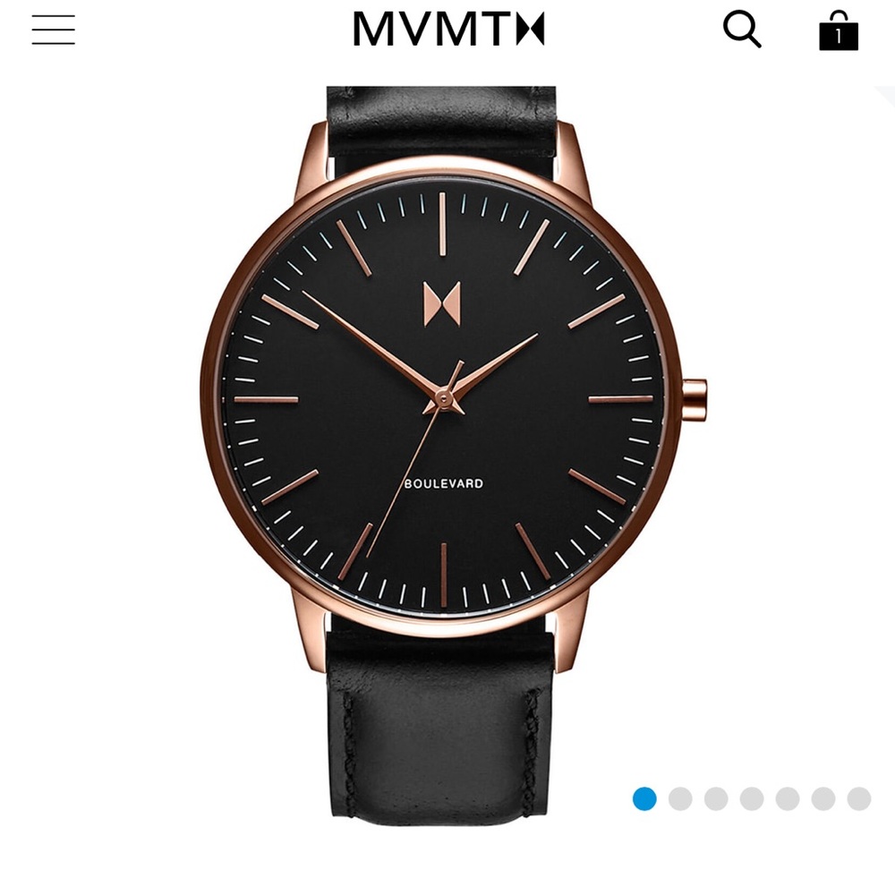 MVMT Boulevard watch (Santa Monica Black)